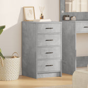 Dressoir betongrijs 40x41x75 cm bewerkt hout