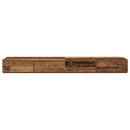 Bedlade Oude Hout 135X36,5X16,5 Cm Gelamineerd Hout Oud hout 135 x 36.5 x 16.5 cm