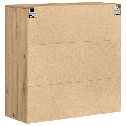 Wandkast 80X33X80 Cm Spaanplaat Artisan eiken