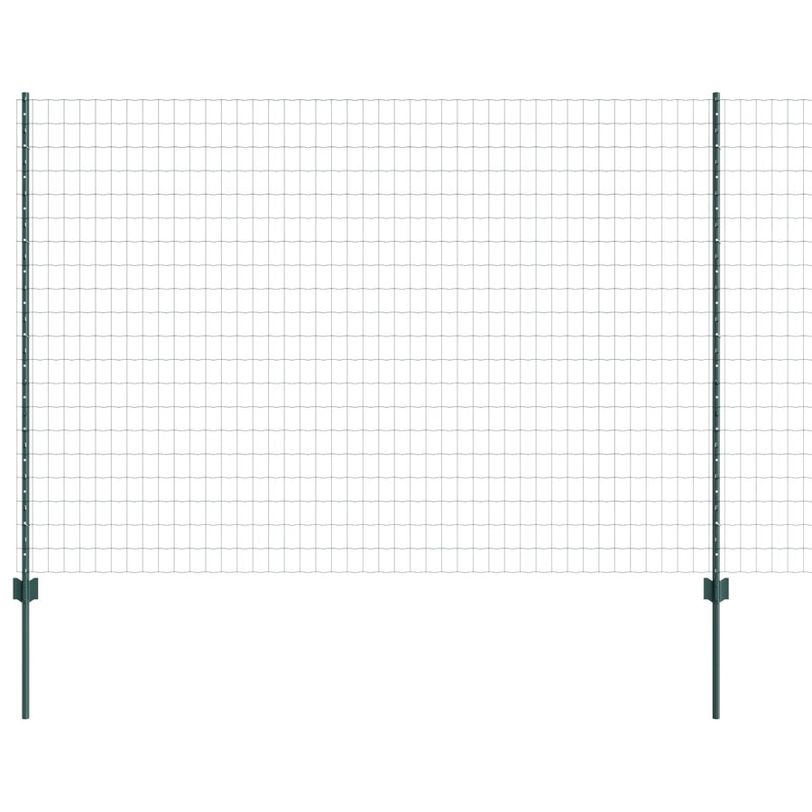 Euro Hek Met 5 U Posten Groen 1.6X10 M Staal
