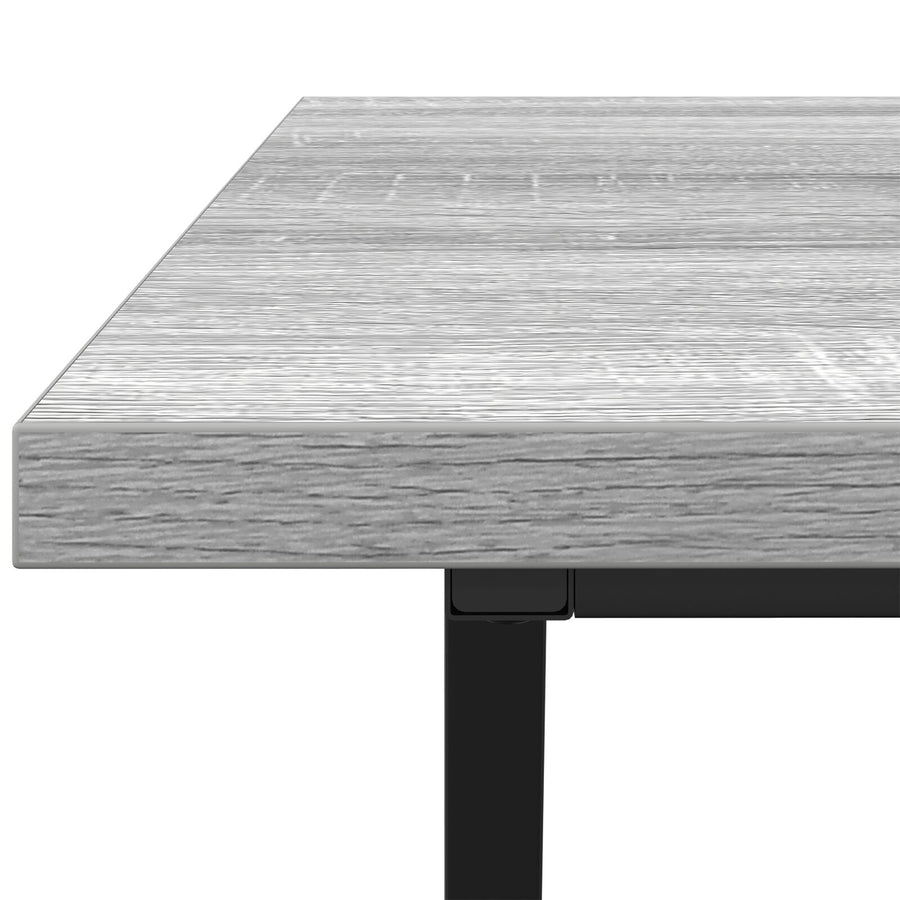Salontafel 120X60X40 Cm Gemaakt Van Bewerkt Hout En Metaal Grijze sonoma