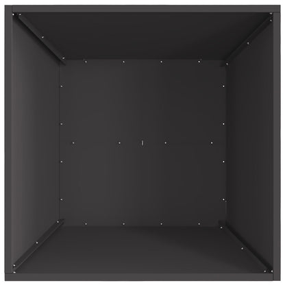 Vuurkorf Vierkant Zwart Staal 60 x 60 x 30 cm Koudgewalst staal/Zwart