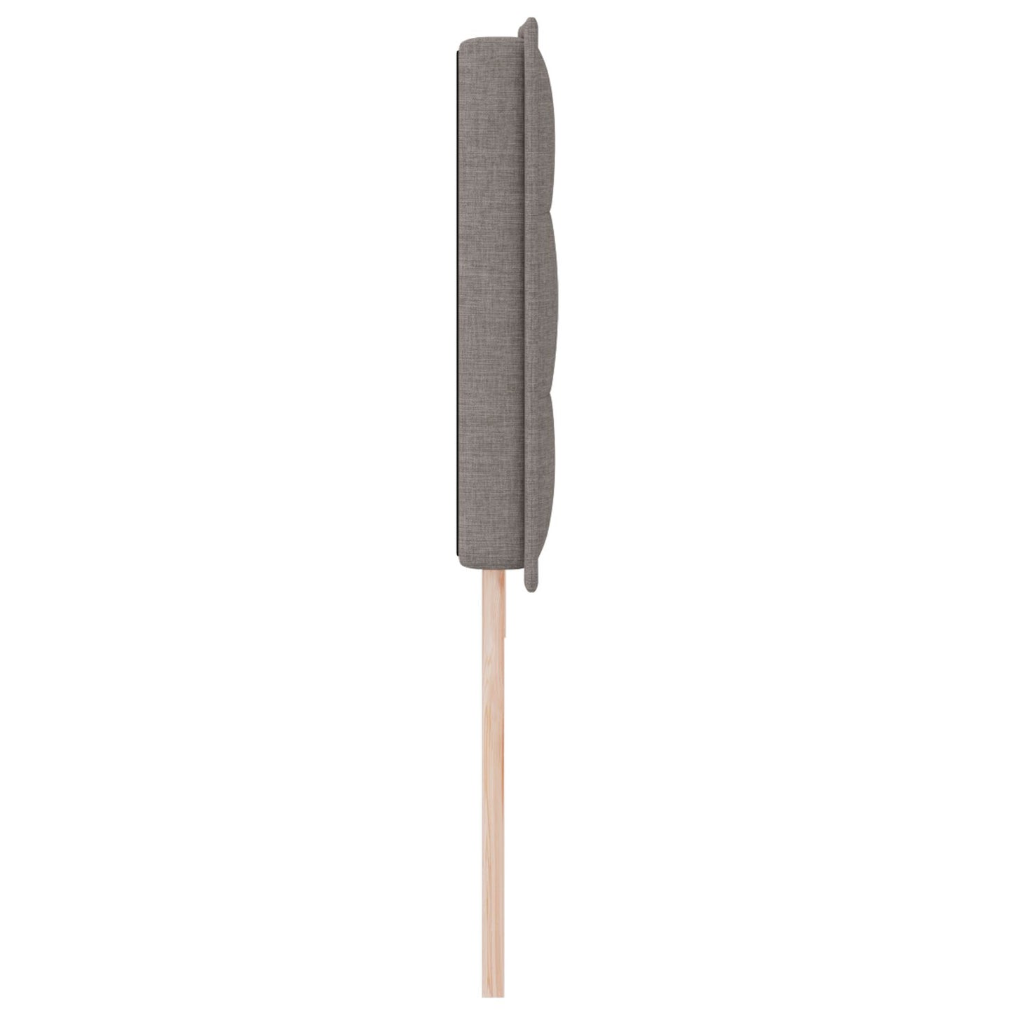 Hoofdbord Lijnen Ontwerp Stof Taupe 200 cm Laag hoofdbord
