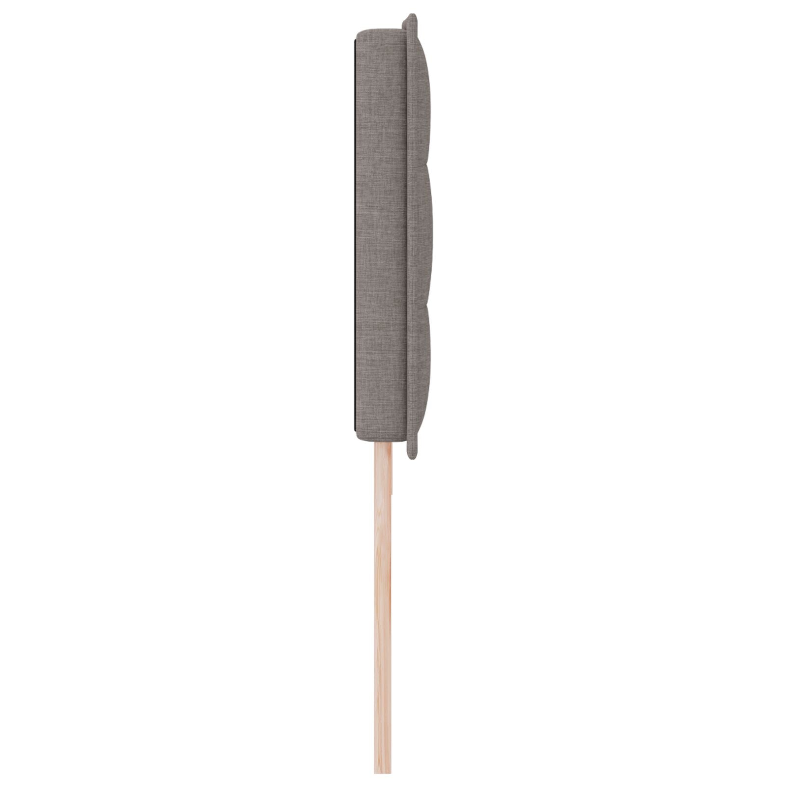 Hoofdbord Lijnen Ontwerp Stof Taupe 200 cm Laag hoofdbord