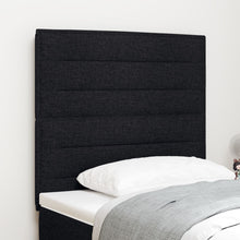 Hoofdbord Stof Hoofdbord Rechthoekig Modern Zwart 80 cm Hoog hoofdbord