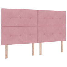 Hoofdbord Met Knopen Fluweel Roze 180 cm Hoog hoofdbord