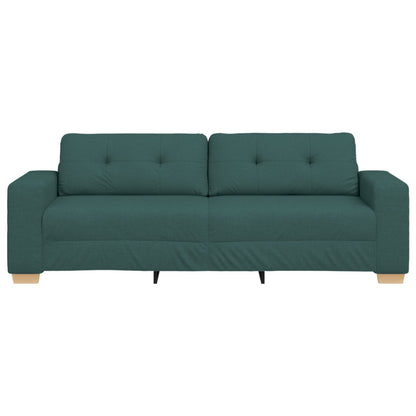 3-Zitsbank Stof Donkergroen 180 cm