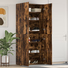 Shoe Cabinet Multicolour 80 x 35.5 x 180 cm Engineered Wood