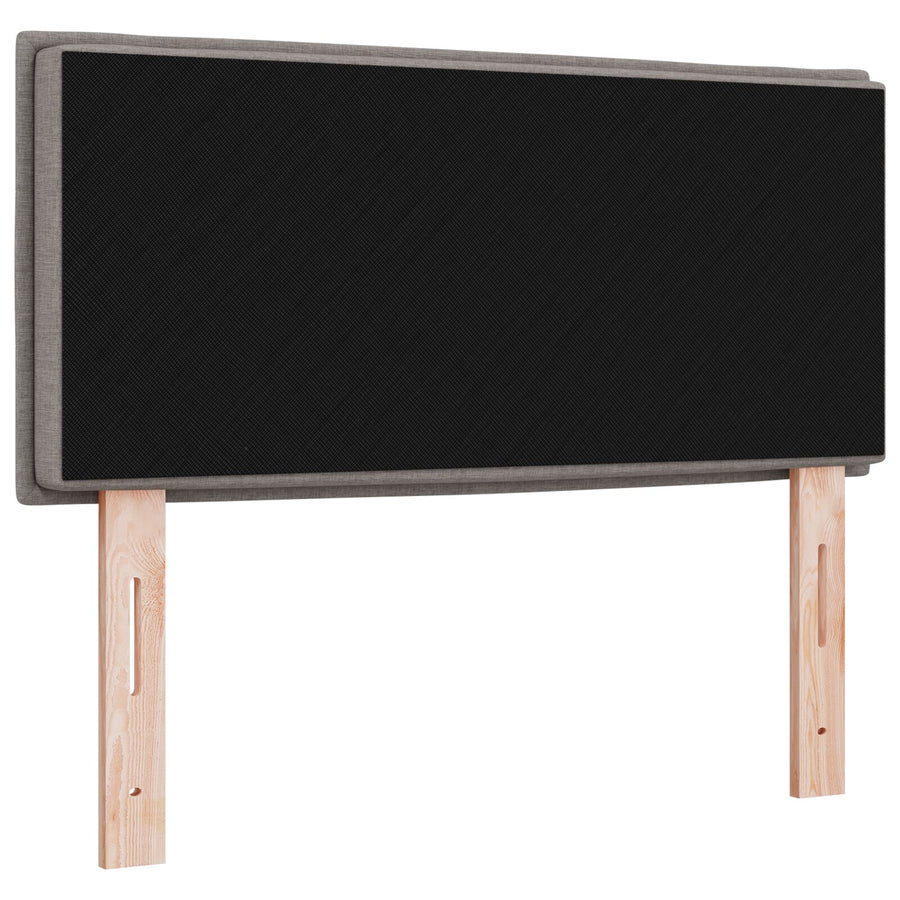 Hoofdbord Lijnenontwerp Stof Taupe 80 cm Laag hoofdbord
