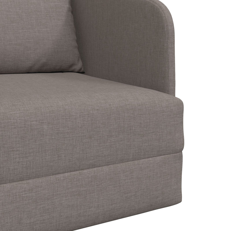 Vloer Sofa Bed 2-In-1 65X80X83 Cm Stoffering Taupe