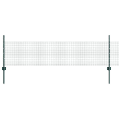 Rustieke Hekpaneelset Set Van 2 Groen Metaal 10 X 0.5 M