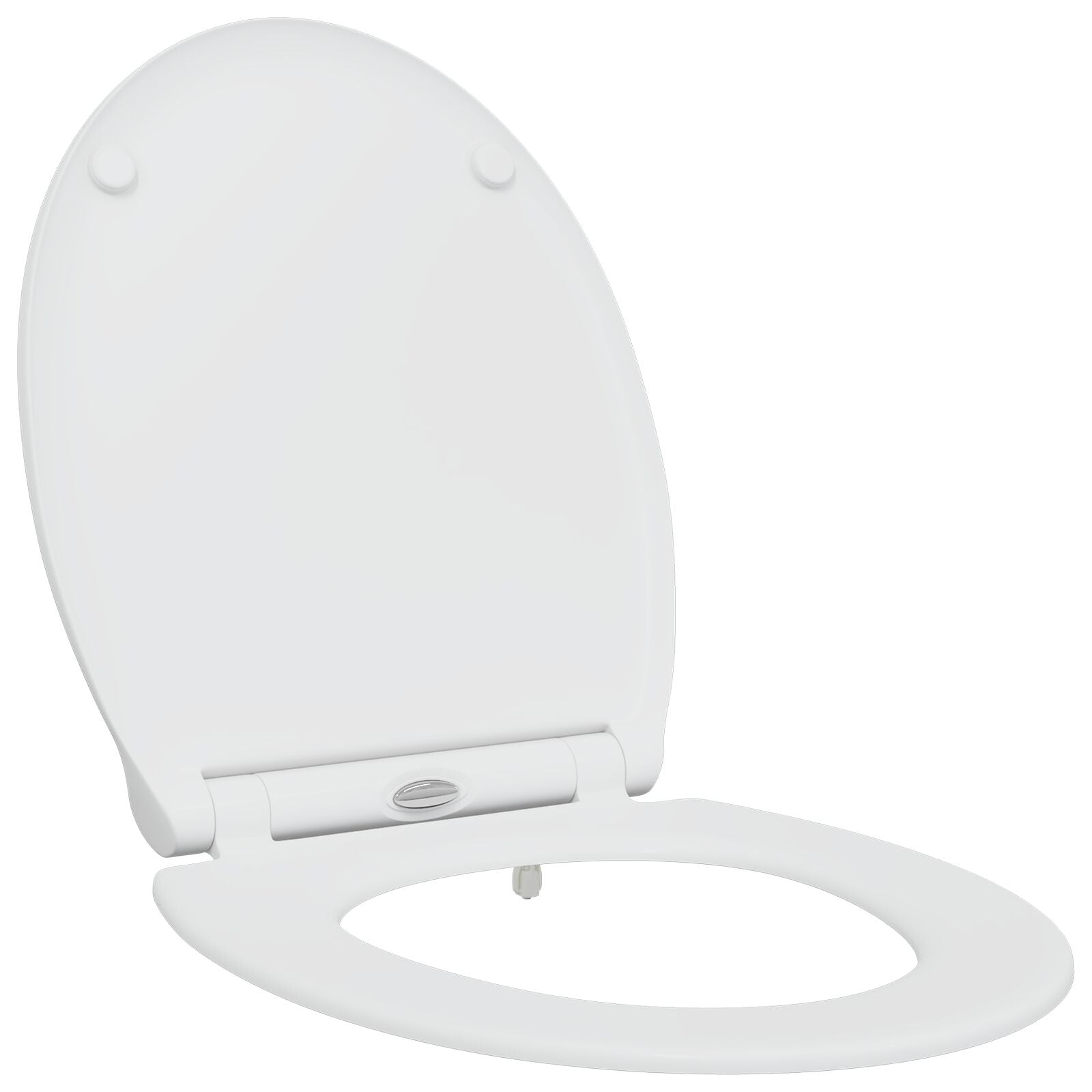 Snelsluiting Toiletbril Met Zachte Sluiting Duroplast Wit
