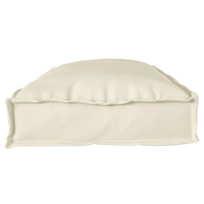 Pallet Kussen Voor Bank 100X40X8 Cm Oxford Stof Crème
