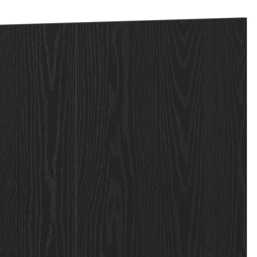 Zwarte Eiken Muur Hoofdbord 240X1.5X80 Cm Gemaakt Van Bewerkt Hout