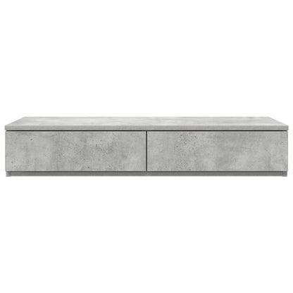 Bedlade Betonnen Grijs Geïntegreerd Hout Beton grijs 80 x 36,5 x 16,5 cm