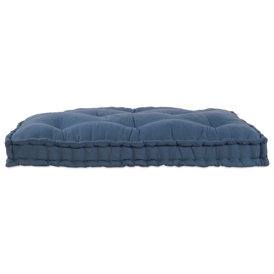 Pallet Sofa Kussen Blauw Stof Indigo Enkel kussen