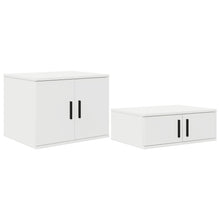 Opbergkast Geengineerd Hout Wit 127 x 41 x 40 cm