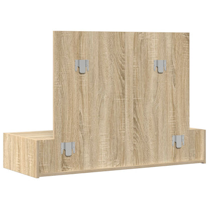 Wandkaptafel 100 x 40 x 70 cm Sonoma eik zonder LED