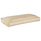 Palletkussen 120x60x12 cm beige oxford stof