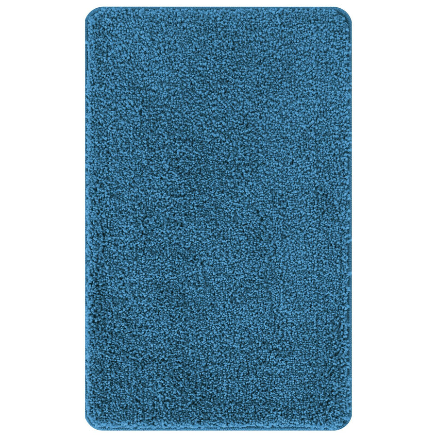 Badmat Rechthoekig Polypropyleen Antislip Blauw 50 x 80 cm