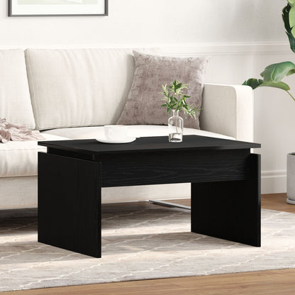 Salontafel Zwart Eiken 68X38X50 Cm Samengesteld Hout