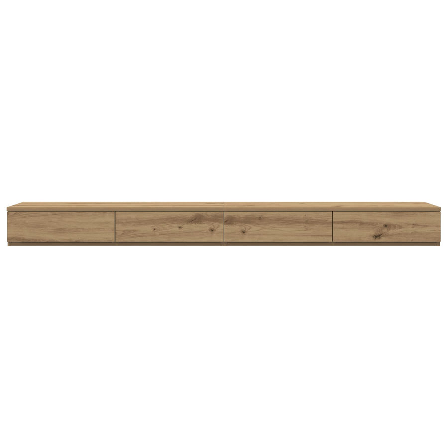 Bed Lades Engineered Hout Artisan eiken 200 x 36.5 x 16.5 cm