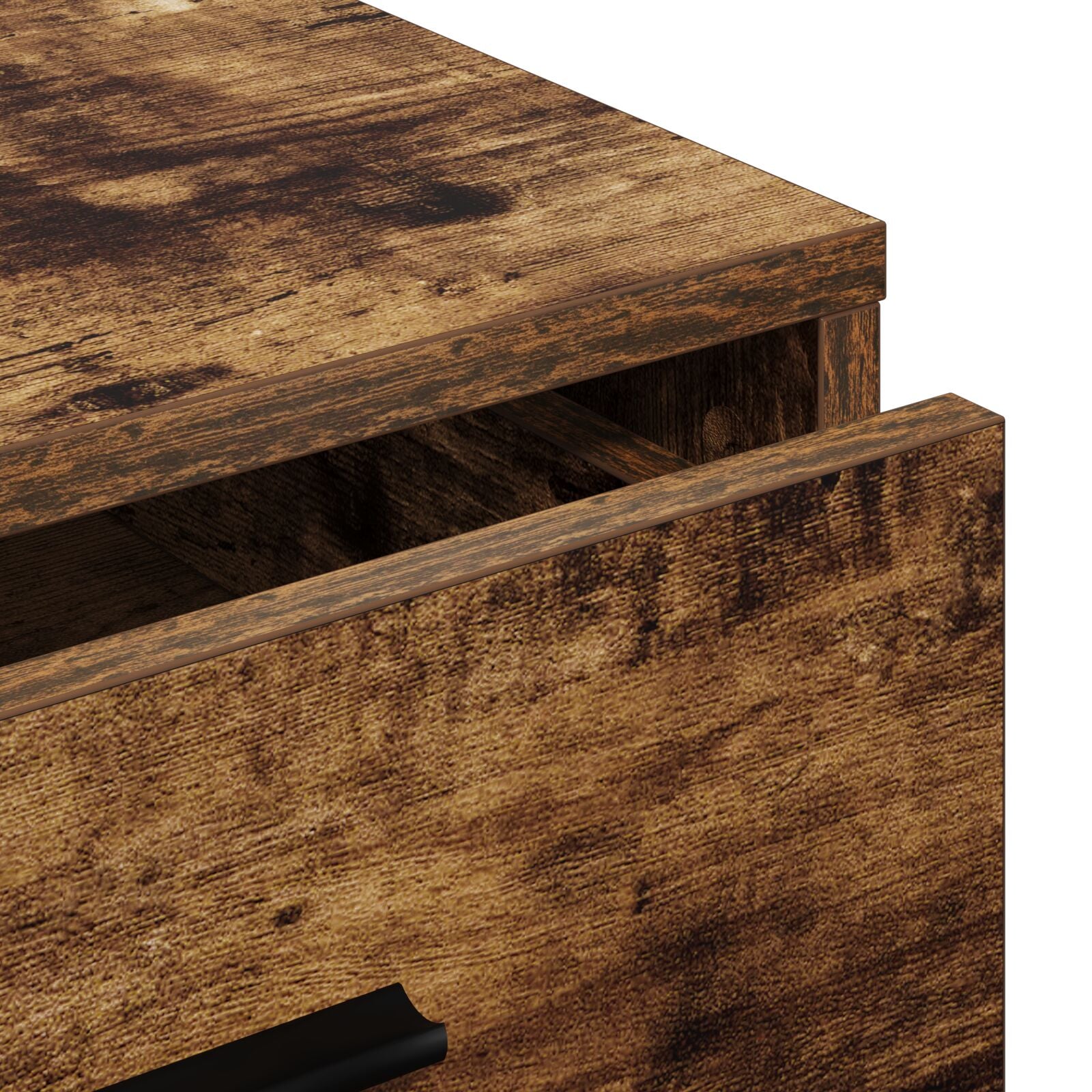 Dressoir 40X41X75 Cm Geengineerd Hout Gerookt eiken