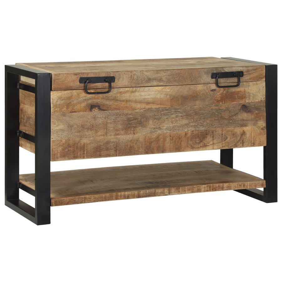 Opslagkisten Ruw Mango 80 X 35 X 45 Cm Massief ruw mangohout