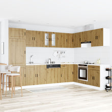Onderkast Met Wastafel ""Porto"" Artisan Eiken 80X46X84,5 Cm Bewerkt Hout