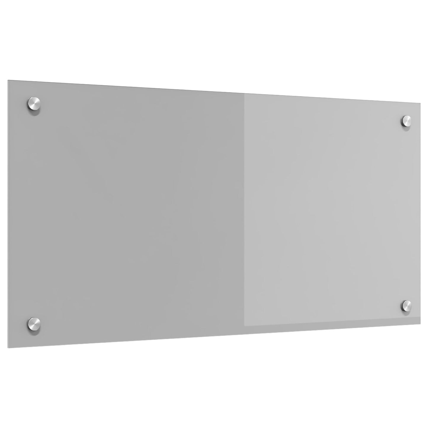 Keukenachterwand 80X40X0,6 Cm Gehard Glas Lichtgrijs 80 x 40 cm