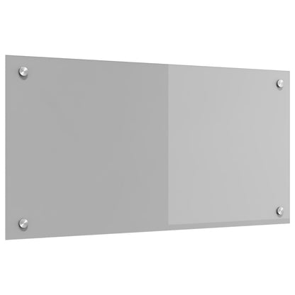 Keukenachterwand 80X40X0,6 Cm Gehard Glas Lichtgrijs 80 x 40 cm