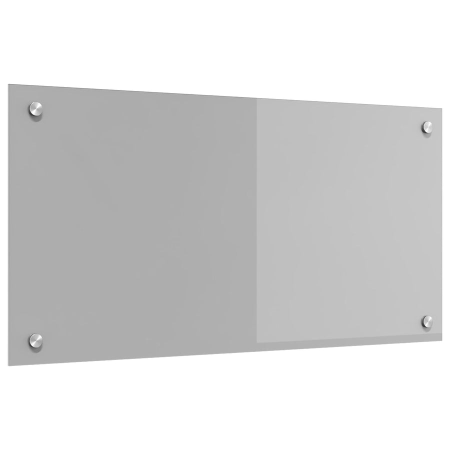 Keukenachterwand 80X40X0,6 Cm Gehard Glas Lichtgrijs 80 x 40 cm