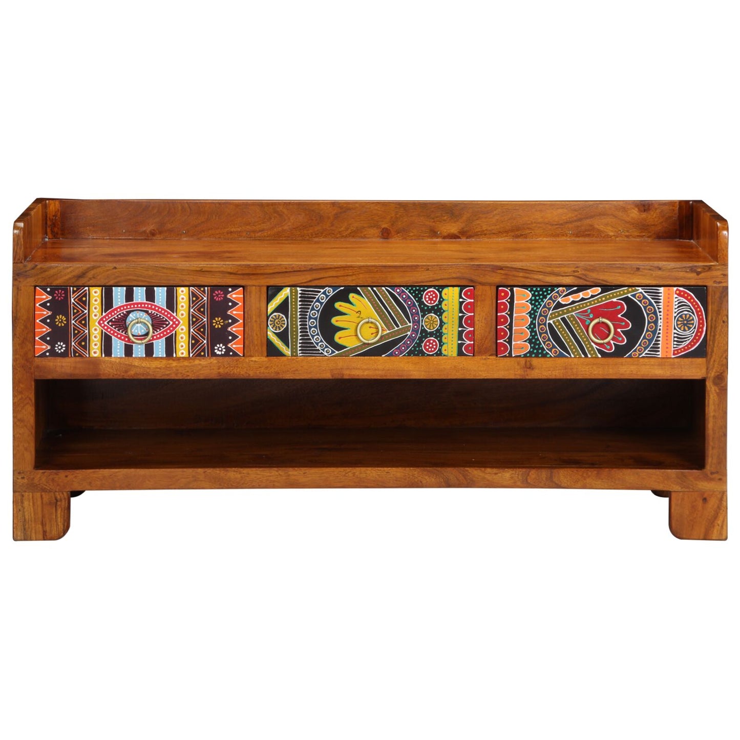Schoenbank 100X35X45 Cm Massief Acaciahout