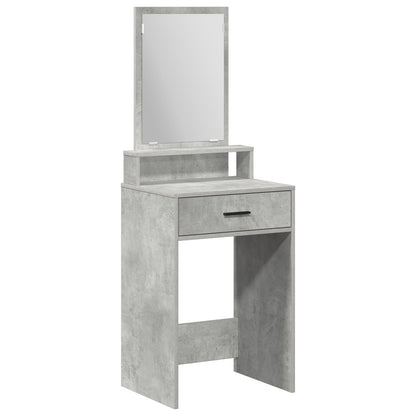 Kaptafel Met Lades Betonnen Grijs 50 x 41 x 140 cm Beton Grijs