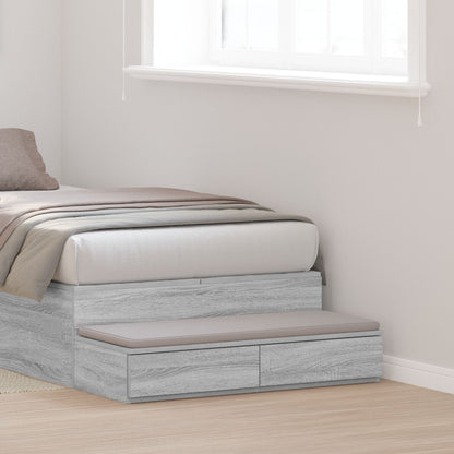 Lade Voor Bed 100X36,5X16,5 Cm Bewerkt Hout Grijs sonoma 100 x 36.5 x 16.5 cm