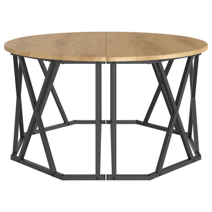 Salontafel 80X80X42 Cm Gemaakt Van Engineered Wood Artisan eiken