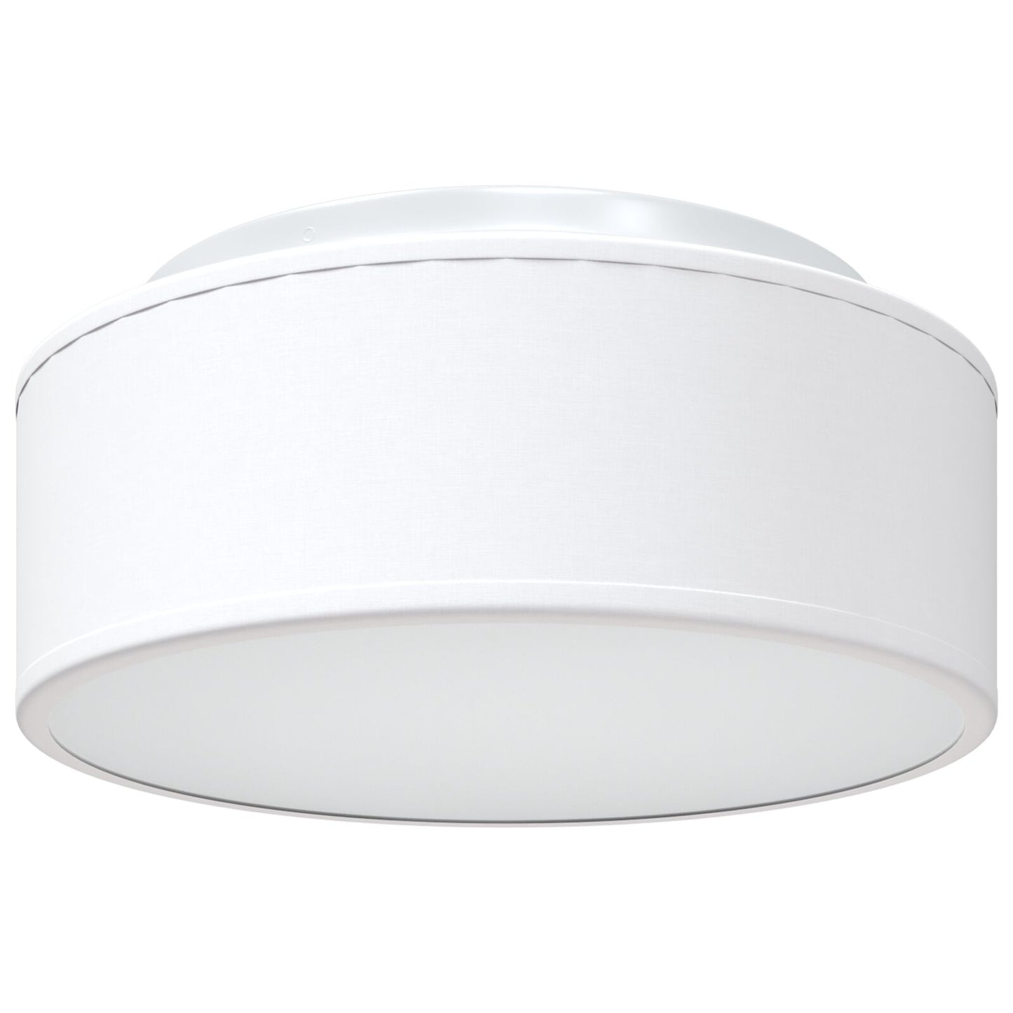 Plafondlampen Inbouw Ø 30 Cm Stof E27 Ø30 x 13.5 cm Wit zonder sterrenlampenkap