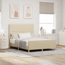 Bedframe Crème 140X200 Cm Stof Crème