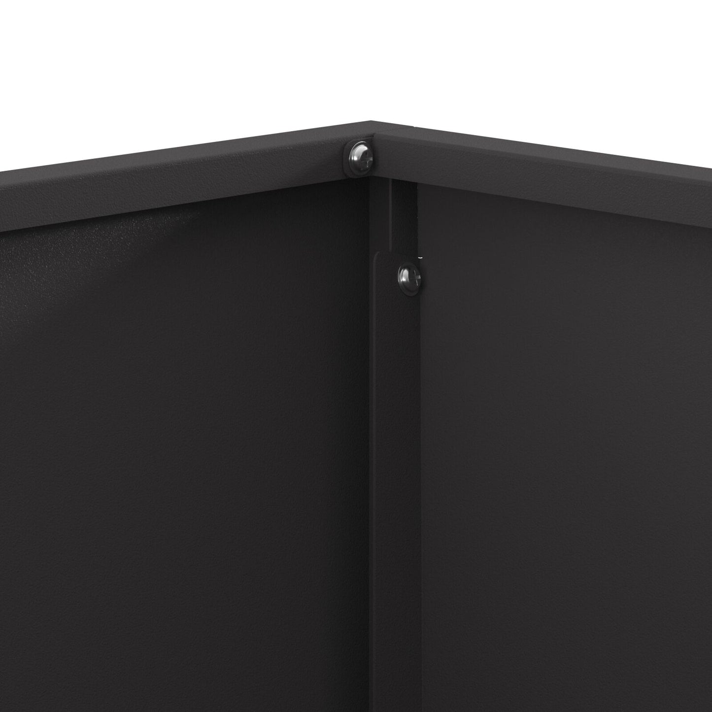 Vuurkorf Vierkant Zwart Staal 80 x 80 x 40 cm Koudgewalst staal/Zwart