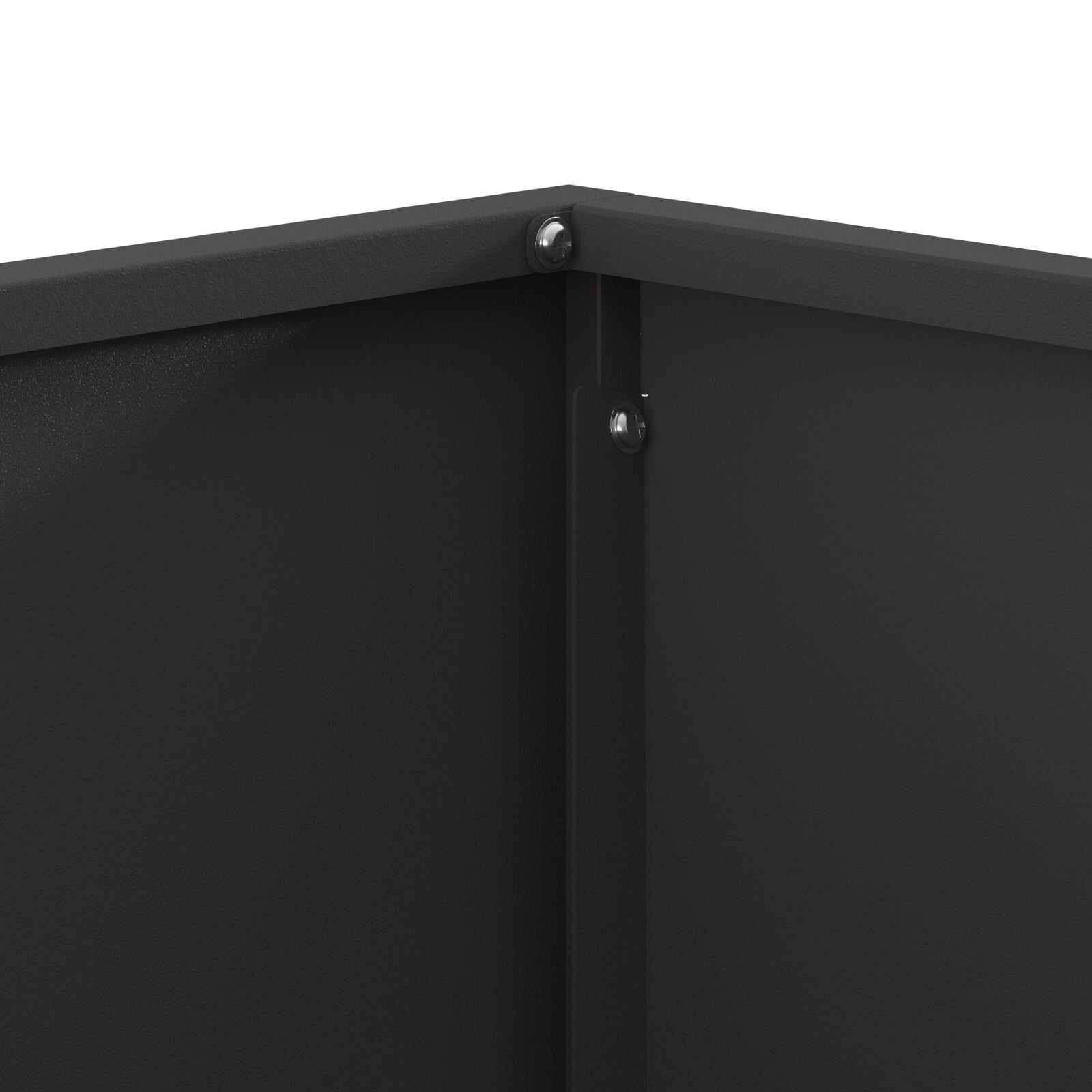 Vuurkorf Vierkant Zwart Staal 80 x 80 x 40 cm Koudgewalst staal/Zwart