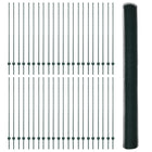 Hekwerk 1.6x100 m groen staal PVC