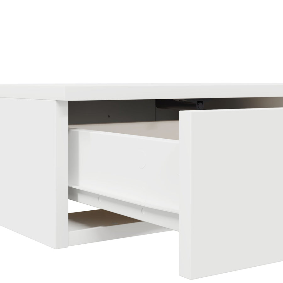 Bedladen 90X36,5X16,5 Cm Gemaakt Van Geengineerd Hout Wit 90 x 36.5 x 16.5 cm
