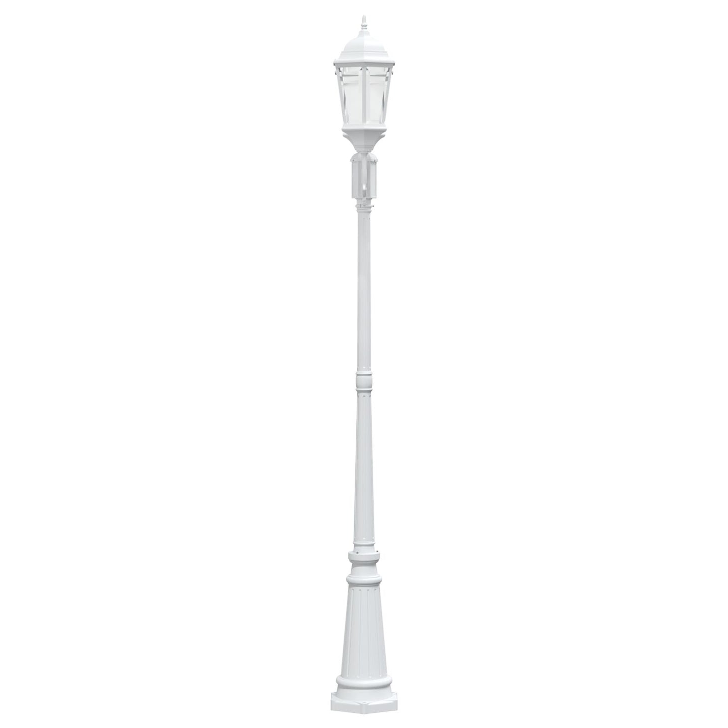 Tuinlamp Wit Aluminium 68 X 20 X 235 Cm Duurzaam Tuinlamp