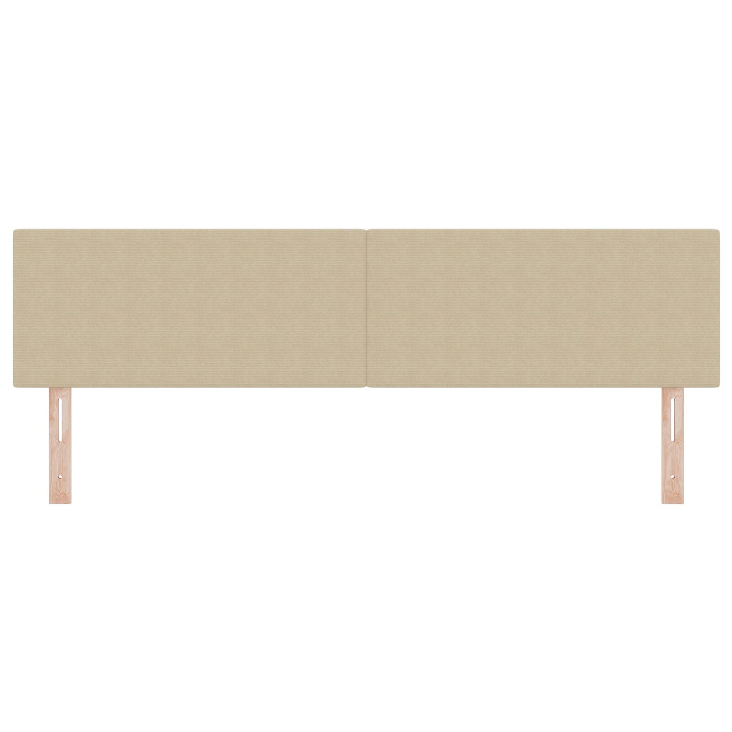 Hoofdbord Effen Ontwerp Corduroy Stof Lichtgroen Grijs 180 cm Laag hoofdbord