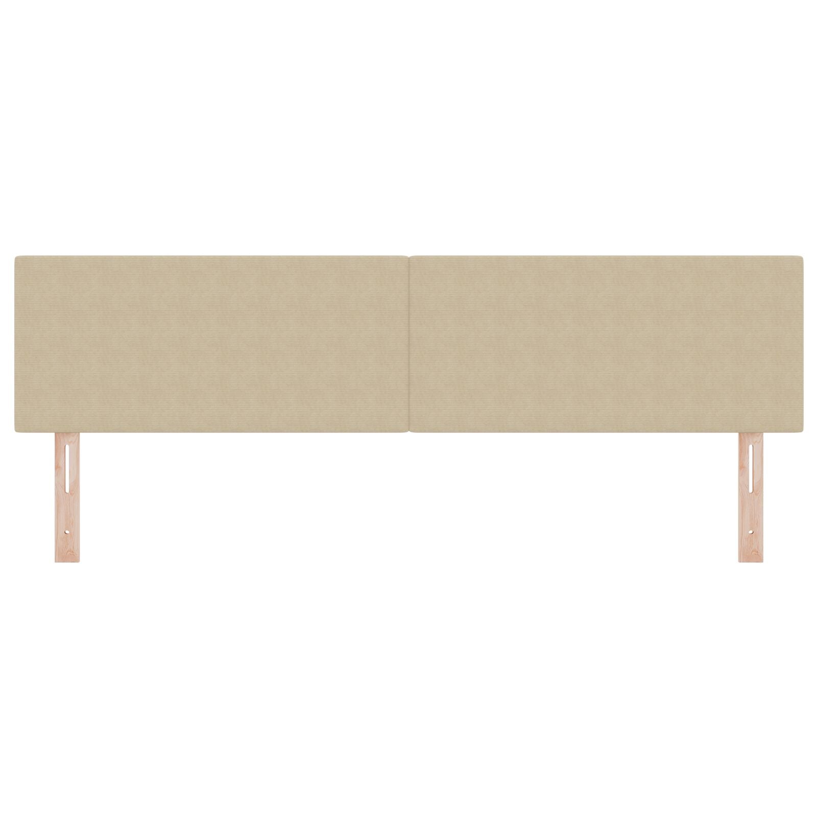 Hoofdbord Effen Ontwerp Corduroy Stof Lichtgroen Grijs 180 cm Laag hoofdbord