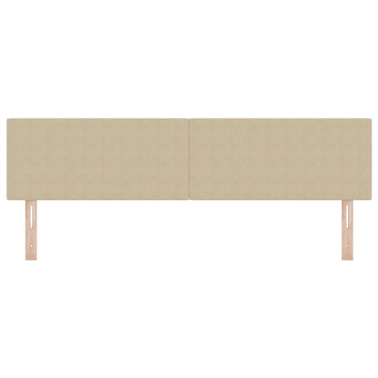 Hoofdbord Effen Ontwerp Corduroy Stof Lichtgroen Grijs 180 cm Laag hoofdbord