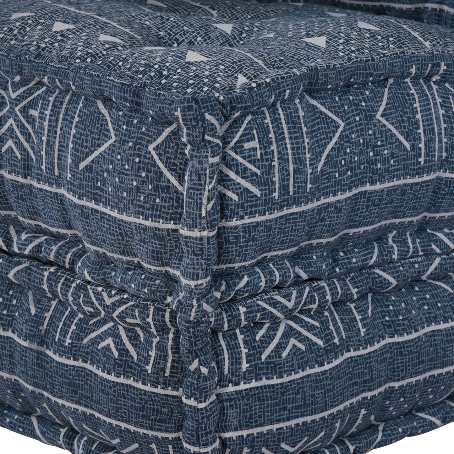 Modulaire Poef Indigo 70X70X36 Stof Indigo Print 70 x 70 x 36 cm Lounge bank