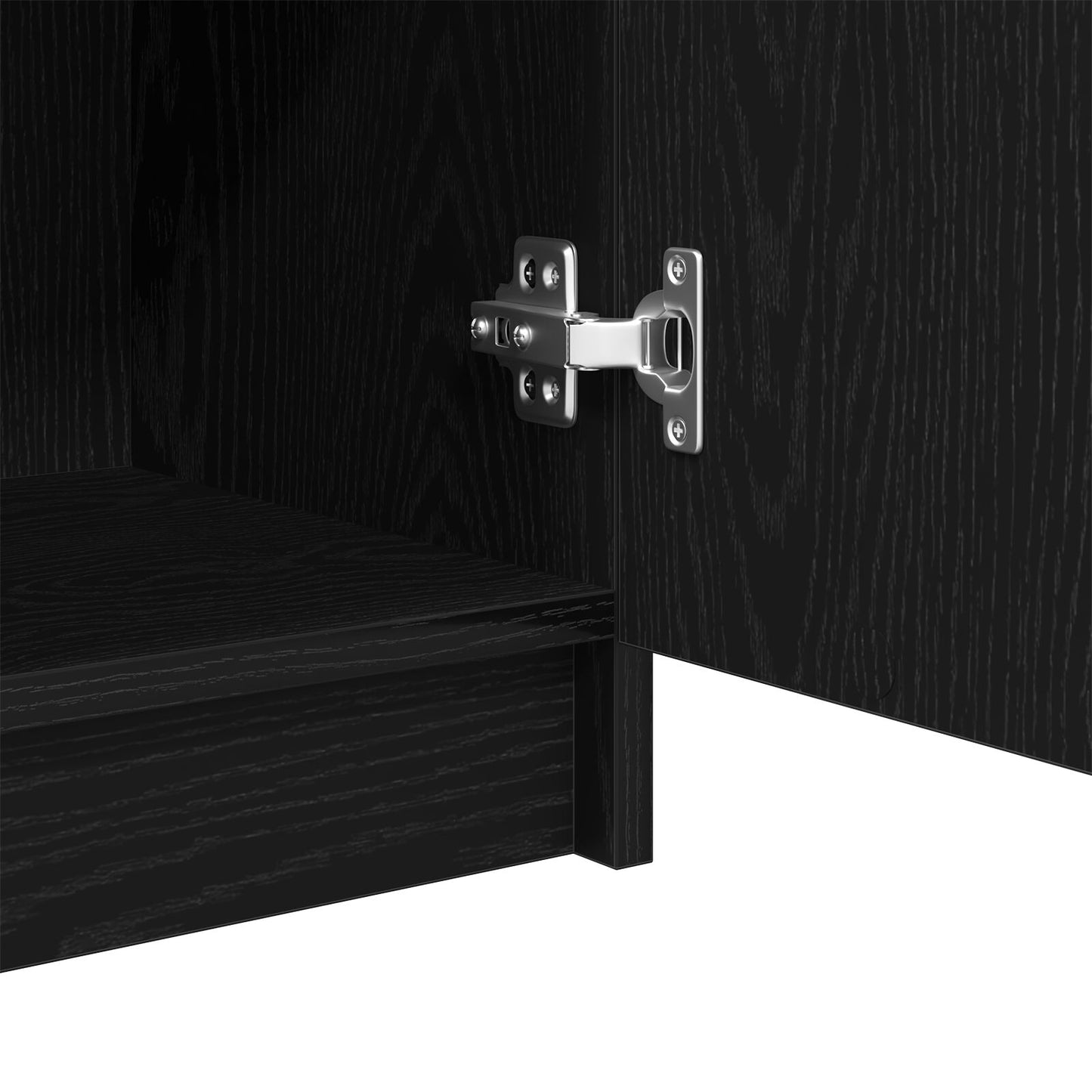 Badkamerkast 32X34X90 Cm Engineered Hout Zwart eiken