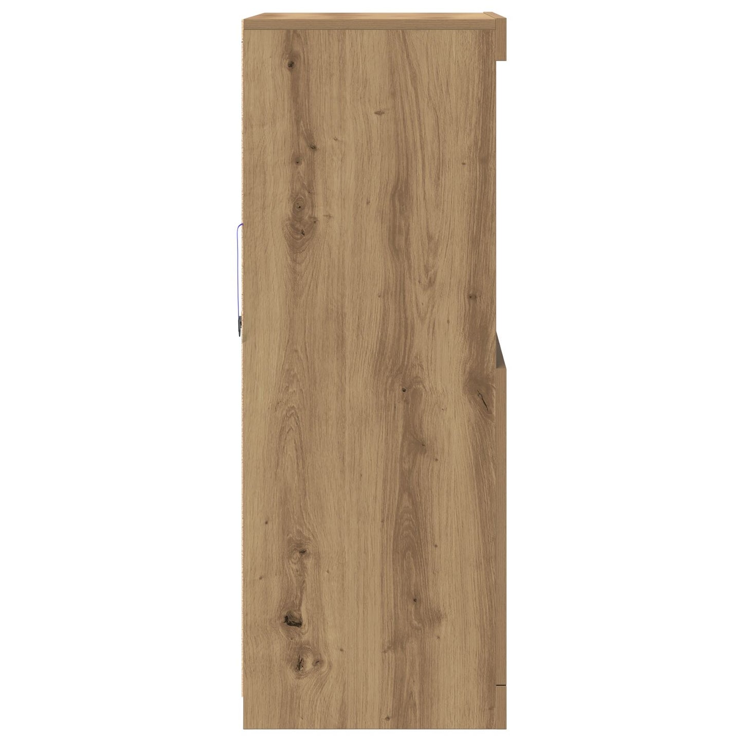 Dressoir Met Led-Verlichting 60X37X100 Cm Artisan eiken