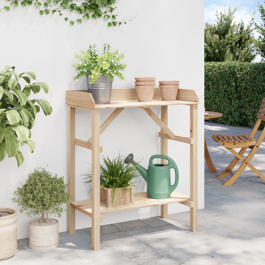 Tuin Potting Tafel 75X40X90 Cm Massief Hout Grenen Natuurlijk